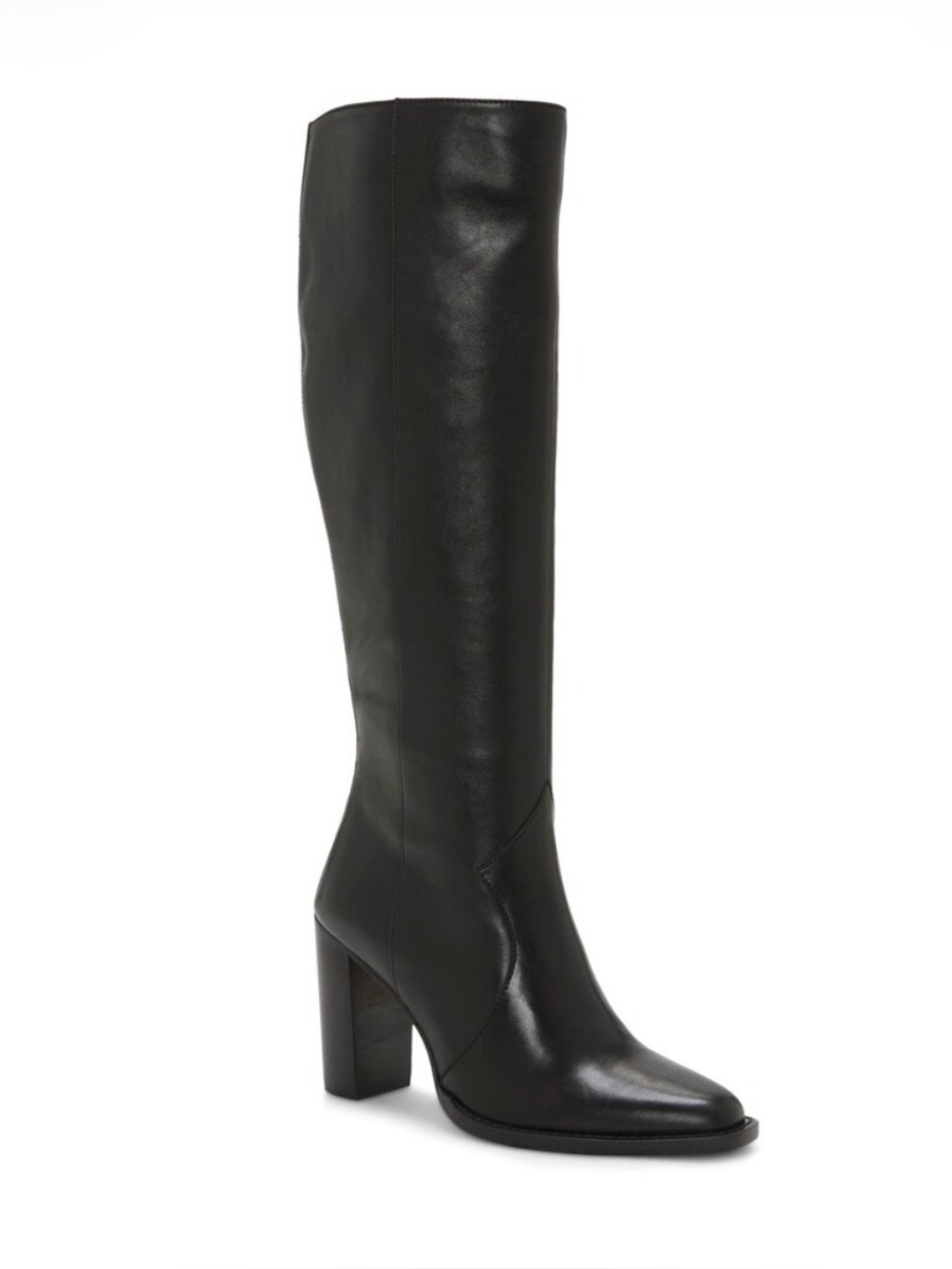 Vince Camuto Lecheya Boots Women’s US 6 Black Knee High Leather
